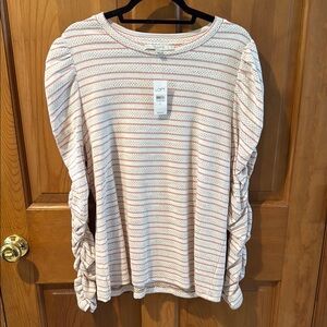 LOFT Women's Blouse with Stripes